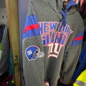 NFL NY Giants reversible hooded jacket.